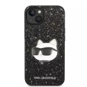 Karl Lagerfeld Etui ochronne na telefon Karl Lagerfeld KLHCP14MG2CPK do Apple iPhone 14 Plus 6,7" czarny/black hardcase Glitter Choupette Patch