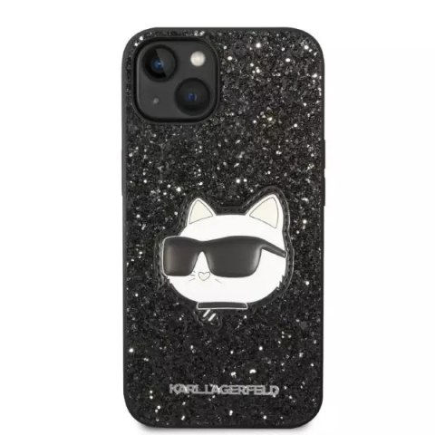 Karl Lagerfeld Etui ochronne na telefon Karl Lagerfeld KLHCP14MG2CPK do Apple iPhone 14 Plus 6,7" czarny/black hardcase Glitter Choupette Patch Karl Lagerfeld Etui ochronne na telefon Karl Lagerfeld KLHCP14MG2CPK do Apple iPhone 14 Plus 6,7" czarny/black hardcase Glitter Choupette Patch