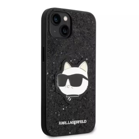 Karl Lagerfeld Etui ochronne na telefon Karl Lagerfeld KLHCP14MG2CPK do Apple iPhone 14 Plus 6,7" czarny/black hardcase Glitter Choupette Patch Karl Lagerfeld Etui ochronne na telefon Karl Lagerfeld KLHCP14MG2CPK do Apple iPhone 14 Plus 6,7" czarny/black hardcase Glitter Choupette Patch