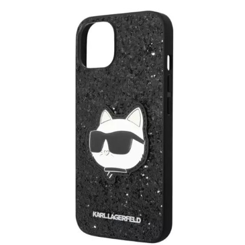 Karl Lagerfeld Etui ochronne na telefon Karl Lagerfeld KLHCP14MG2CPK do Apple iPhone 14 Plus 6,7" czarny/black hardcase Glitter Choupette Patch Karl Lagerfeld Etui ochronne na telefon Karl Lagerfeld KLHCP14MG2CPK do Apple iPhone 14 Plus 6,7" czarny/black hardcase Glitter Choupette Patch