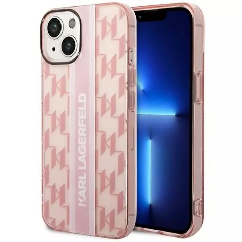 Karl Lagerfeld Etui ochronne na telefon Karl Lagerfeld KLHCP14MHKLSPCP do Apple iPhone 14 Plus 6,7" hardcase różowy/pink Mono Vertical Stripe Karl Lagerfeld Etui ochronne na telefon Karl Lagerfeld KLHCP14MHKLSPCP do Apple iPhone 14 Plus 6,7" hardcase różowy/pink Mono Vertical Stripe