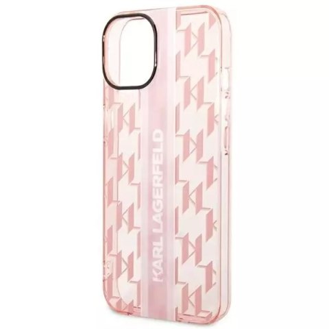 Karl Lagerfeld Etui ochronne na telefon Karl Lagerfeld KLHCP14MHKLSPCP do Apple iPhone 14 Plus 6,7" hardcase różowy/pink Mono Vertical Stripe Karl Lagerfeld Etui ochronne na telefon Karl Lagerfeld KLHCP14MHKLSPCP do Apple iPhone 14 Plus 6,7" hardcase różowy/pink Mono Vertical Stripe