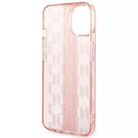 Karl Lagerfeld Etui ochronne na telefon Karl Lagerfeld KLHCP14MHKLSPCP do Apple iPhone 14 Plus 6,7" hardcase różowy/pink Mono Vertical Stripe Karl Lagerfeld Etui ochronne na telefon Karl Lagerfeld KLHCP14MHKLSPCP do Apple iPhone 14 Plus 6,7" hardcase różowy/pink Mono Vertical Stripe