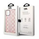 Karl Lagerfeld Etui ochronne na telefon Karl Lagerfeld KLHCP14MHKLSPCP do Apple iPhone 14 Plus 6,7" hardcase różowy/pink Mono Vertical Stripe