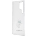 Karl Lagerfeld Etui ochronne na telefon Karl Lagerfeld KLHCS23LHNCHTCT do Samsung Galaxy S23 Ultra S918 transparent hardcase Ikonik Choupette