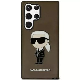 Karl Lagerfeld Etui ochronne na telefon Karl Lagerfeld KLHCS23LHNIKTCK do Samsung Galaxy S23 Ultra S918 czarny/black hardcase Ikonik Karl Lager