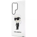 Karl Lagerfeld Etui ochronne na telefon Karl Lagerfeld KLHCS23LHNIKTCT do Samsung Galaxy S23 Ultra S918 transparent hardcase Ikonik Karl Lagerf