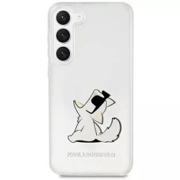 Karl Lagerfeld Etui ochronne na telefon Karl Lagerfeld KLHCS23MCFNRC do Samsung Galaxy S23+ Plus S916 transparent hardcase Choupette Fun