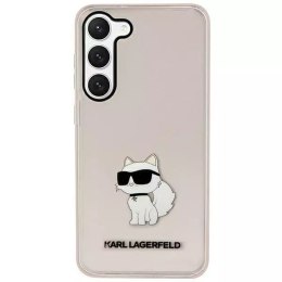 Karl Lagerfeld Etui ochronne na telefon Karl Lagerfeld KLHCS23MHNCHTCP do Samsung Galaxy S23+ Plus S916 różowy/pink hardcase Ikonik Choupette