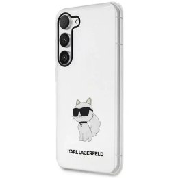 Karl Lagerfeld Etui ochronne na telefon Karl Lagerfeld KLHCS23MHNCHTCT do Samsung Galaxy S23+ Plus S916 transparent hardcase Ikonik Choupette