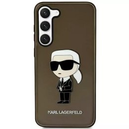 Karl Lagerfeld Etui ochronne na telefon Karl Lagerfeld KLHCS23MHNIKTCK do Samsung Galaxy S23+ Plus S916 czarny/black hardcase Ikonik Karl Lager