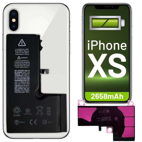 ProducentTymczasowy Bateria wymienna do telefonu do Apple iPhone XS 2658mAh A2097 A2100 ProducentTymczasowy Bateria wymienna do telefonu do Apple iPhone XS 2658mAh A2097 A2100