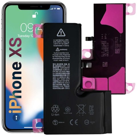 ProducentTymczasowy Bateria wymienna do telefonu do Apple iPhone XS 2658mAh A2097 A2100 ProducentTymczasowy Bateria wymienna do telefonu do Apple iPhone XS 2658mAh A2097 A2100