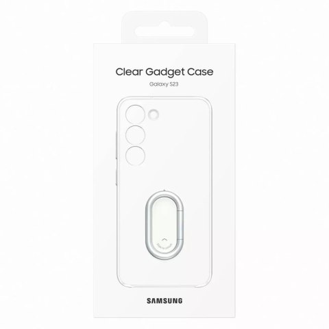 Samsung Etui Samsung Clear Gadget Case do Samsung Galaxy S23 pokrowiec ring holder podstawka przezroczyste Samsung Etui Samsung Clear Gadget Case do Samsung Galaxy S23 pokrowiec ring holder podstawka przezroczyste