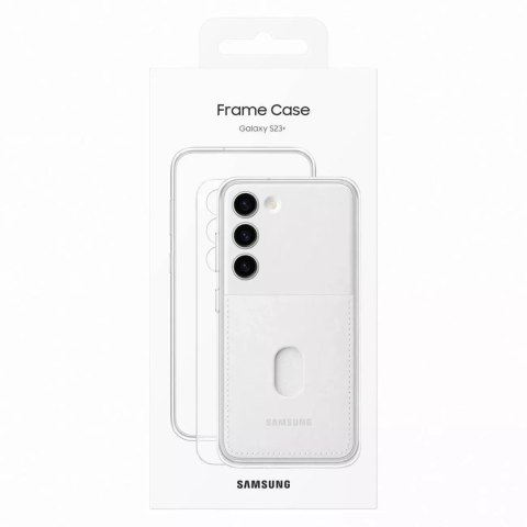 Samsung Etui Samsung Frame Cover do Samsung Galaxy S23+ Plus pokrowiec z wymiennymi pleckami białe Samsung Etui Samsung Frame Cover do Samsung Galaxy S23+ Plus pokrowiec z wymiennymi pleckami białe