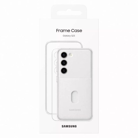 Samsung Etui Samsung Frame Cover do Samsung Galaxy S23 pokrowiec z wymiennymi pleckami białe Samsung Etui Samsung Frame Cover do Samsung Galaxy S23 pokrowiec z wymiennymi pleckami białe