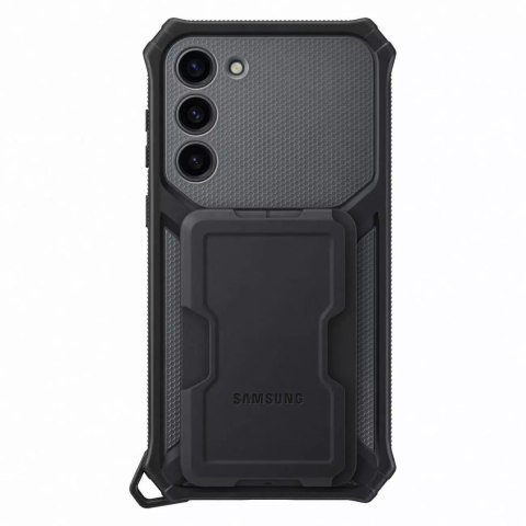 Samsung Etui Samsung Rugged Gadget Case do Samsung Galaxy S23+ Plus pancerny pokrowiec ring holder podstawka szare Samsung Etui Samsung Rugged Gadget Case do Samsung Galaxy S23+ Plus pancerny pokrowiec ring holder podstawka szare