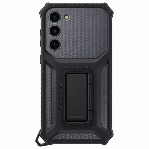 Samsung Etui Samsung Rugged Gadget Case do Samsung Galaxy S23+ Plus pancerny pokrowiec ring holder podstawka szare Samsung Etui Samsung Rugged Gadget Case do Samsung Galaxy S23+ Plus pancerny pokrowiec ring holder podstawka szare