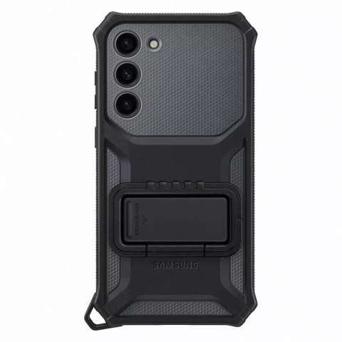 Samsung Etui Samsung Rugged Gadget Case do Samsung Galaxy S23+ Plus pancerny pokrowiec ring holder podstawka szare Samsung Etui Samsung Rugged Gadget Case do Samsung Galaxy S23+ Plus pancerny pokrowiec ring holder podstawka szare