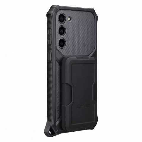 Samsung Etui Samsung Rugged Gadget Case do Samsung Galaxy S23+ Plus pancerny pokrowiec ring holder podstawka szare Samsung Etui Samsung Rugged Gadget Case do Samsung Galaxy S23+ Plus pancerny pokrowiec ring holder podstawka szare