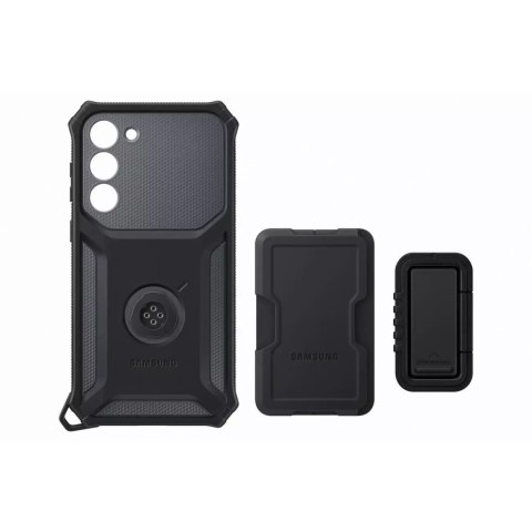 Samsung Etui Samsung Rugged Gadget Case do Samsung Galaxy S23+ Plus pancerny pokrowiec ring holder podstawka szare Samsung Etui Samsung Rugged Gadget Case do Samsung Galaxy S23+ Plus pancerny pokrowiec ring holder podstawka szare