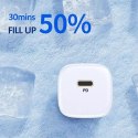 Usams USAMS Ładowarka sieciowa 1x USB-C T36 mini 20W + kabel USB-C-Lightning czarny/black PD3.0 Fast Charging XFKXLOGTL01 (US-CC124+US