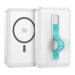 Usams USAMS Powerbank PB64 10000mAh 20W QC3.0+PD Magnetic Wireless Fast Charge biały/white 10KCD17302 (US-CD173)
