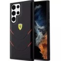 Ferrari Etui Ferrari FEHCS23LPBAK do Samsung Galaxy S23 Ultra S918 czarny/black hardcase Hot Stamp Lines