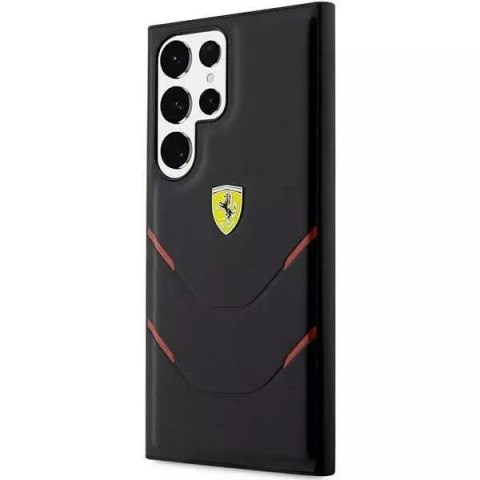 Ferrari Etui Ferrari FEHCS23LPBAK do Samsung Galaxy S23 Ultra S918 czarny/black hardcase Hot Stamp Lines Ferrari Etui Ferrari FEHCS23LPBAK do Samsung Galaxy S23 Ultra S918 czarny/black hardcase Hot Stamp Lines