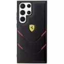Ferrari Etui Ferrari FEHCS23LPBAK do Samsung Galaxy S23 Ultra S918 czarny/black hardcase Hot Stamp Lines