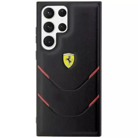 Ferrari Etui Ferrari FEHCS23LPBAK do Samsung Galaxy S23 Ultra S918 czarny/black hardcase Hot Stamp Lines Ferrari Etui Ferrari FEHCS23LPBAK do Samsung Galaxy S23 Ultra S918 czarny/black hardcase Hot Stamp Lines