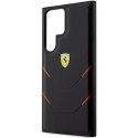 Ferrari Etui Ferrari FEHCS23LPBAK do Samsung Galaxy S23 Ultra S918 czarny/black hardcase Hot Stamp Lines