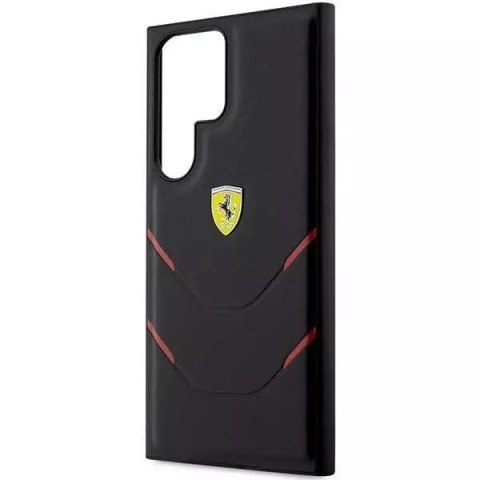 Ferrari Etui Ferrari FEHCS23LPBAK do Samsung Galaxy S23 Ultra S918 czarny/black hardcase Hot Stamp Lines Ferrari Etui Ferrari FEHCS23LPBAK do Samsung Galaxy S23 Ultra S918 czarny/black hardcase Hot Stamp Lines