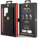 Ferrari Etui Ferrari FEHCS23LPBAK do Samsung Galaxy S23 Ultra S918 czarny/black hardcase Hot Stamp Lines