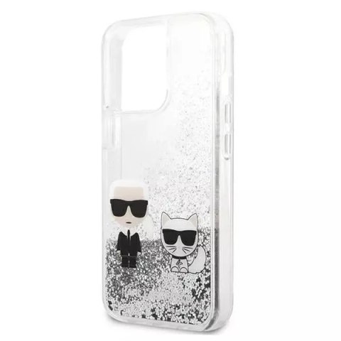 Karl Lagerfeld Etui Karl Lagerfeld KLHCP13XGKCS do iPhone 13 Pro Max 6,7" hardcase Liquid Glitter Karl&Choupette Karl Lagerfeld Etui Karl Lagerfeld KLHCP13XGKCS do iPhone 13 Pro Max 6,7" hardcase Liquid Glitter Karl&Choupette