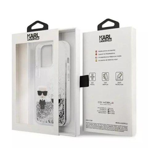 Karl Lagerfeld Etui Karl Lagerfeld KLHCP13XGKCS do iPhone 13 Pro Max 6,7" hardcase Liquid Glitter Karl&Choupette Karl Lagerfeld Etui Karl Lagerfeld KLHCP13XGKCS do iPhone 13 Pro Max 6,7" hardcase Liquid Glitter Karl&Choupette