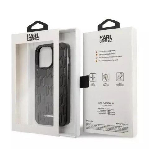 Karl Lagerfeld Etui Karl Lagerfeld KLHCP13XMNMP1K do iPhone 13 Pro Max 6,7" hardcase Monogram Plaque Karl Lagerfeld Etui Karl Lagerfeld KLHCP13XMNMP1K do iPhone 13 Pro Max 6,7" hardcase Monogram Plaque