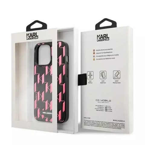 Karl Lagerfeld Etui Karl Lagerfeld KLHCP13XMNMP1P do iPhone 13 Pro Max 6,7" hardcase Monogram Plaque Karl Lagerfeld Etui Karl Lagerfeld KLHCP13XMNMP1P do iPhone 13 Pro Max 6,7" hardcase Monogram Plaque