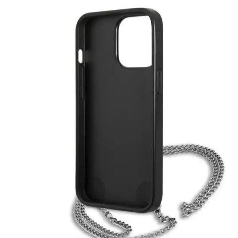 Karl Lagerfeld Etui Karl Lagerfeld KLHCP13XPMK do iPhone 13 Pro Max 6,7" hardcase Leather Textured and Chain Karl Lagerfeld Etui Karl Lagerfeld KLHCP13XPMK do iPhone 13 Pro Max 6,7" hardcase Leather Textured and Chain