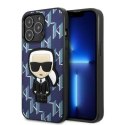 Karl Lagerfeld Etui Karl Lagerfeld KLHCP13XPMNIKBL do iPhone 13 Pro Max 6,7" hardcase Monogram Ikonik Patch