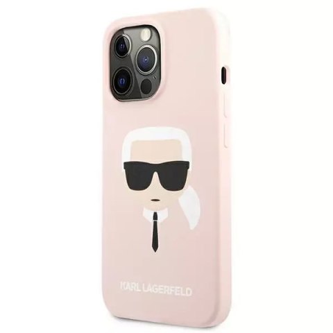 Karl Lagerfeld Etui Karl Lagerfeld KLHCP13XSLKHLP do iPhone 13 Pro Max 6,7" pink hardcase Silicone Karl`s Head Karl Lagerfeld Etui Karl Lagerfeld KLHCP13XSLKHLP do iPhone 13 Pro Max 6,7" pink hardcase Silicone Karl`s Head