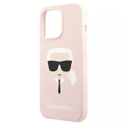 Karl Lagerfeld Etui Karl Lagerfeld KLHCP13XSLKHLP do iPhone 13 Pro Max 6,7" pink hardcase Silicone Karl`s Head Karl Lagerfeld Etui Karl Lagerfeld KLHCP13XSLKHLP do iPhone 13 Pro Max 6,7" pink hardcase Silicone Karl`s Head