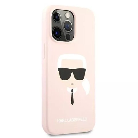 Karl Lagerfeld Etui Karl Lagerfeld KLHCP13XSLKHLP do iPhone 13 Pro Max 6,7" pink hardcase Silicone Karl`s Head Karl Lagerfeld Etui Karl Lagerfeld KLHCP13XSLKHLP do iPhone 13 Pro Max 6,7" pink hardcase Silicone Karl`s Head