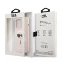 Karl Lagerfeld Etui Karl Lagerfeld KLHCP13XSLKHLP do iPhone 13 Pro Max 6,7" pink hardcase Silicone Karl`s Head