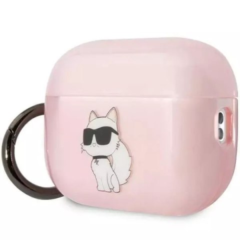 Karl Lagerfeld Etui ochronne na słuchawki Karl Lagerfeld KLAP2HNCHTCP do Apple AirPods Pro 2 cover różowy/pink Ikonik Choupette Karl Lagerfeld Etui ochronne na słuchawki Karl Lagerfeld KLAP2HNCHTCP do Apple AirPods Pro 2 cover różowy/pink Ikonik Choupette
