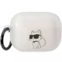 Karl Lagerfeld Etui ochronne na słuchawki Karl Lagerfeld KLAP2HNCHTCT do Apple AirPods Pro 2 cover transparent Ikonik Choupette