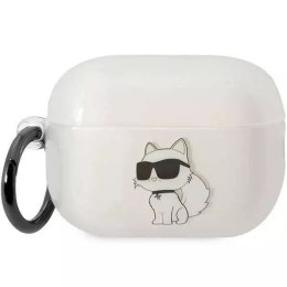 Karl Lagerfeld Etui ochronne na słuchawki Karl Lagerfeld KLAP2HNCHTCT do Apple AirPods Pro 2 cover transparent Ikonik Choupette