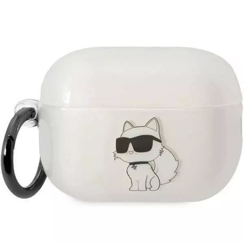 Karl Lagerfeld Etui ochronne na słuchawki Karl Lagerfeld KLAP2HNCHTCT do Apple AirPods Pro 2 cover transparent Ikonik Choupette Karl Lagerfeld Etui ochronne na słuchawki Karl Lagerfeld KLAP2HNCHTCT do Apple AirPods Pro 2 cover transparent Ikonik Choupette