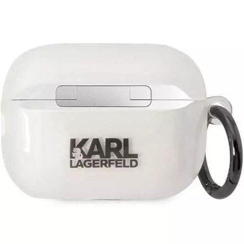 Karl Lagerfeld Etui ochronne na słuchawki Karl Lagerfeld KLAP2HNCHTCT do Apple AirPods Pro 2 cover transparent Ikonik Choupette Karl Lagerfeld Etui ochronne na słuchawki Karl Lagerfeld KLAP2HNCHTCT do Apple AirPods Pro 2 cover transparent Ikonik Choupette