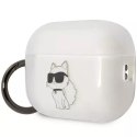 Karl Lagerfeld Etui ochronne na słuchawki Karl Lagerfeld KLAP2HNCHTCT do Apple AirPods Pro 2 cover transparent Ikonik Choupette